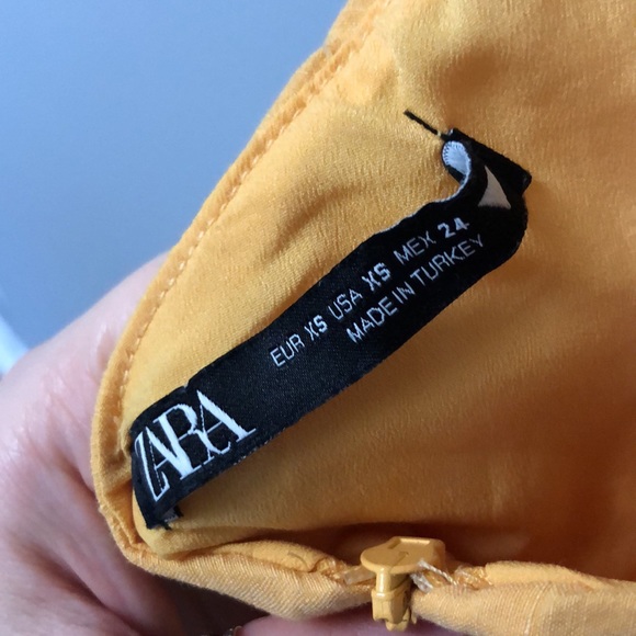 Zara Cut Out Linen Blend Dress - Picture 11 of 14